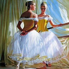 Оригинал схемы вышивки «bailarinas ballet clasico» (№982573)