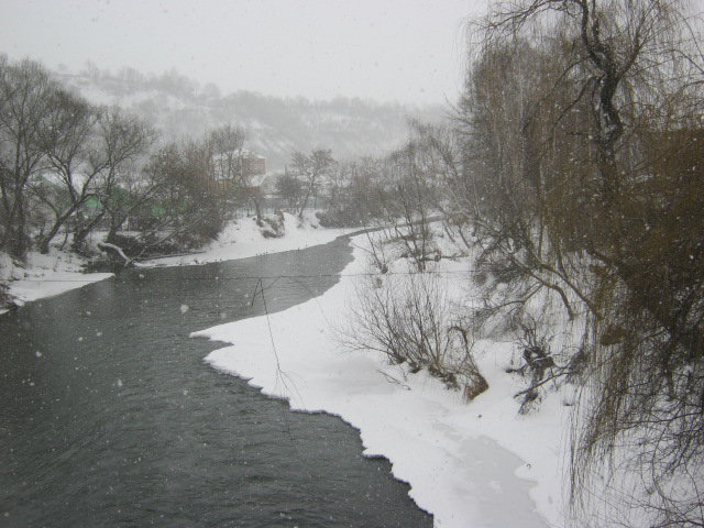 зимняя река - оригинал