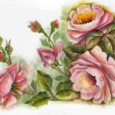 Оригинал схемы вышивки «Розы» (№983914)