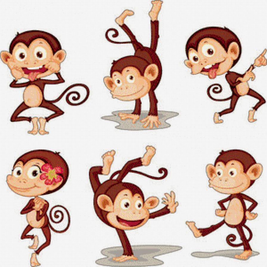 обезьянки - год обезьяны 2016 - предпросмотр