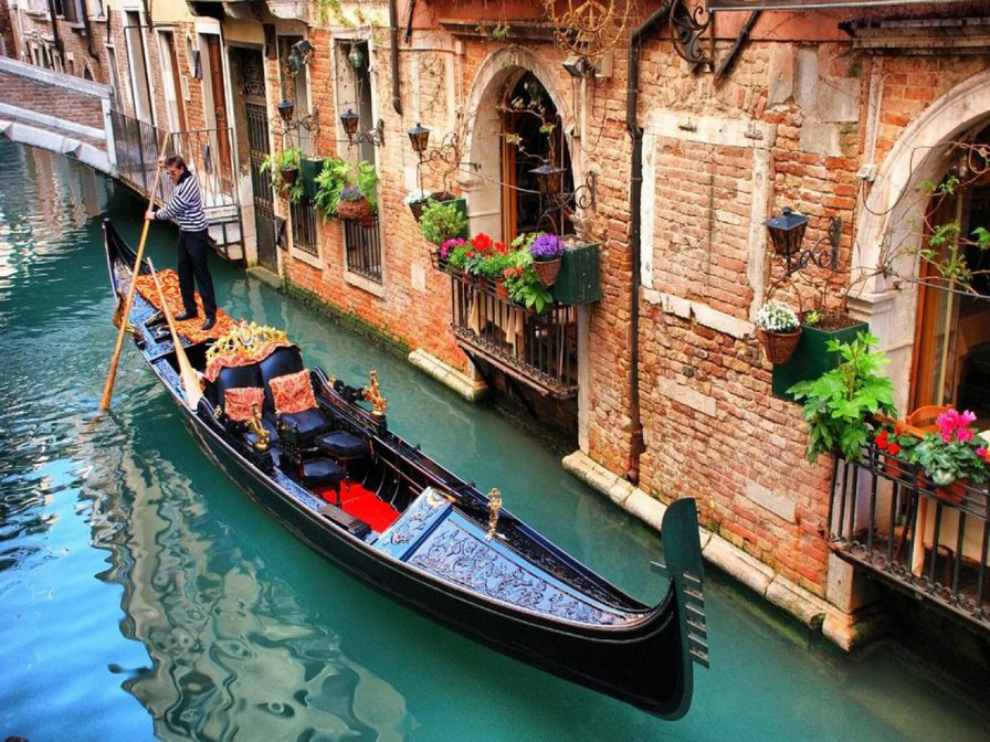 венеция - пейзаж, город, венеция - оригинал