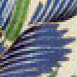 Предпросмотр схемы вышивки ««Honzo Zufu [Blue Flower]»» (№987862)