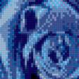 Предпросмотр схемы вышивки «Синяя роза» (№988630)