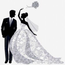 Оригинал схемы вышивки «невеста» (№990439)