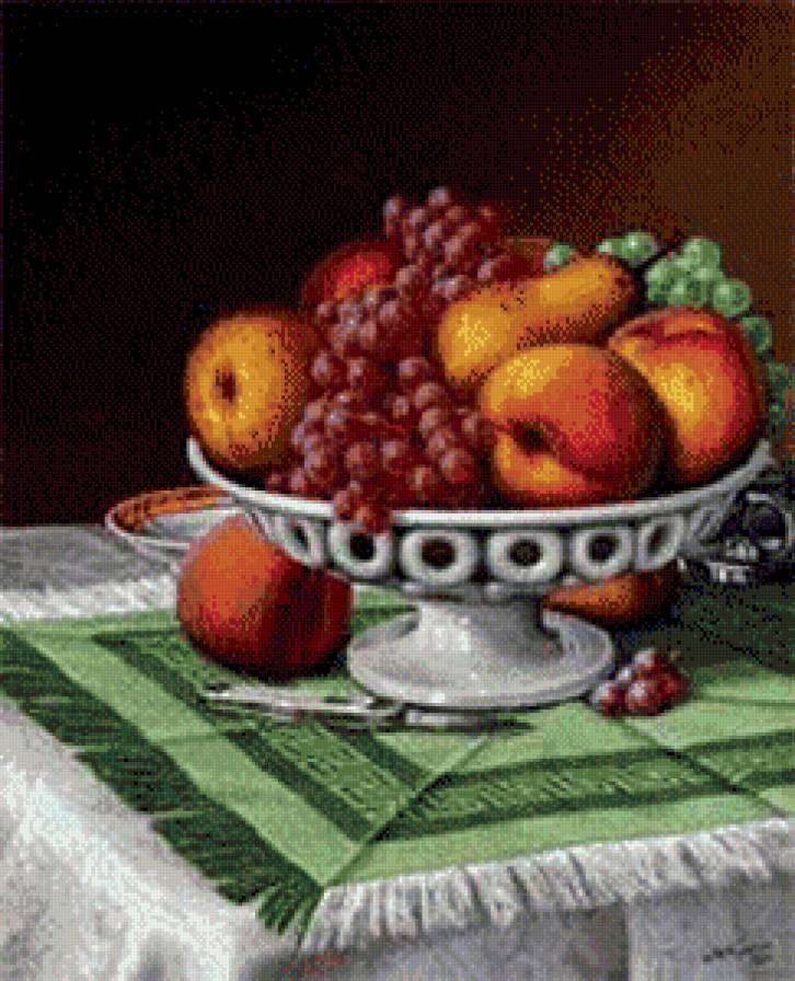 серия "фрукты" - фрукты, яблоки..груши.виноград.ваза - предпросмотр