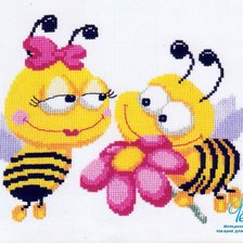 Оригинал схемы вышивки «пчёлки» (№993208)