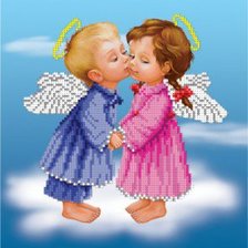 Схема вышивки «Ангельский поцелуй»