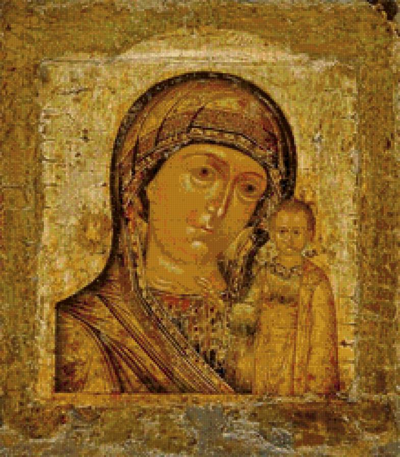 Икона Казанской Божьей Матери - икона казанской божьей матери - предпросмотр