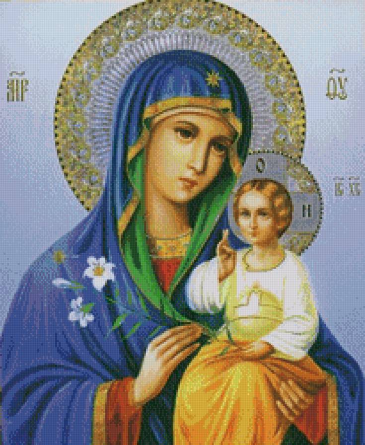Икона Божией Матери Неувядаемый Цвет - икона божией матери неувядаемый цвет - предпросмотр