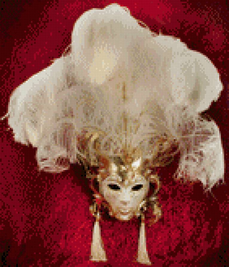 Венецианская маска Белый лебедь - венецианская маска, белый лебедь, маска - предпросмотр
