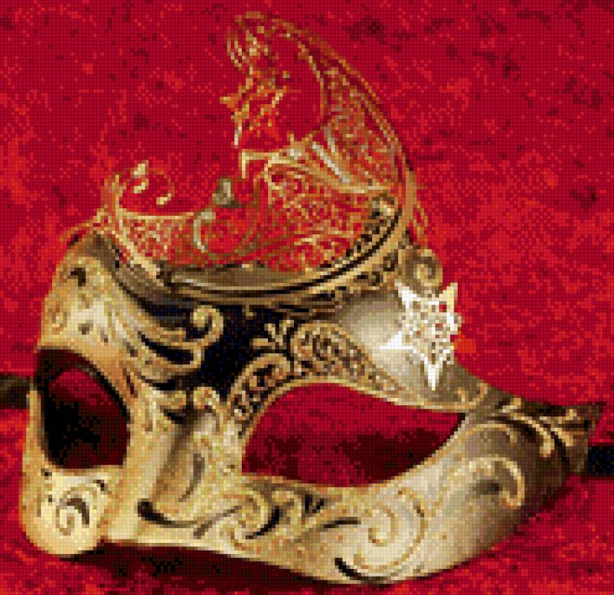 Венецианская маска Дама - дама, маска, венецианская маска - предпросмотр