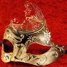 Оригинал схемы вышивки «Венецианская маска Дама» (№995831)