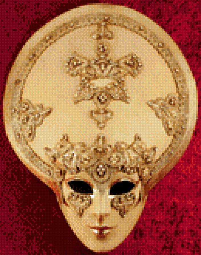 Венецианская маска Соломея Бьянка - маска, соломея бьянка, венецианская маска - предпросмотр