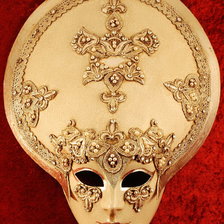 Схема вышивки «Венецианская маска Соломея Бьянка»