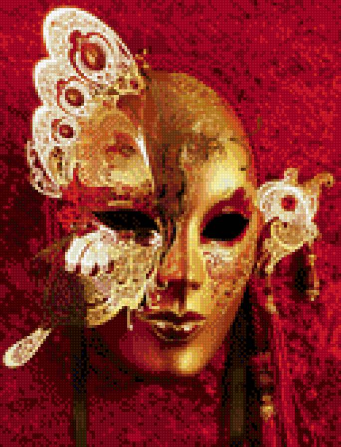 Венецианская маска Фарбелла - фарбелла, маска, венецианская маска - предпросмотр