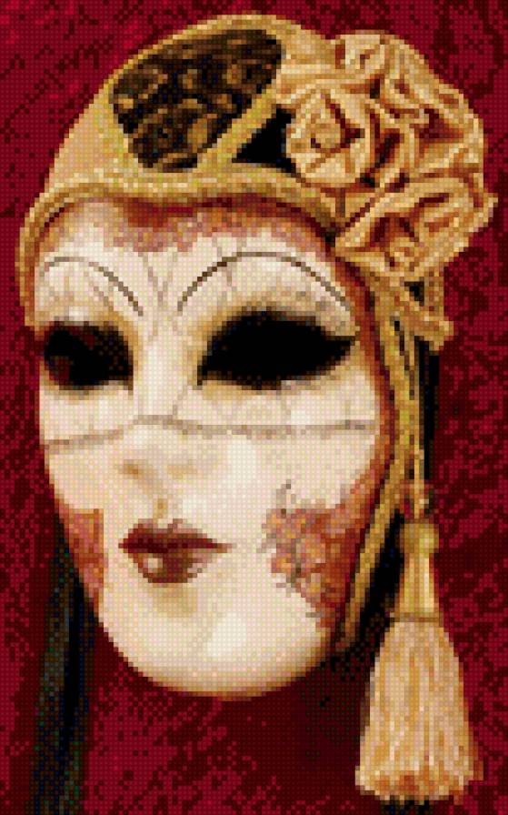 Венецианская маска Франчезе - маска, франчезе, венецианская маска - предпросмотр