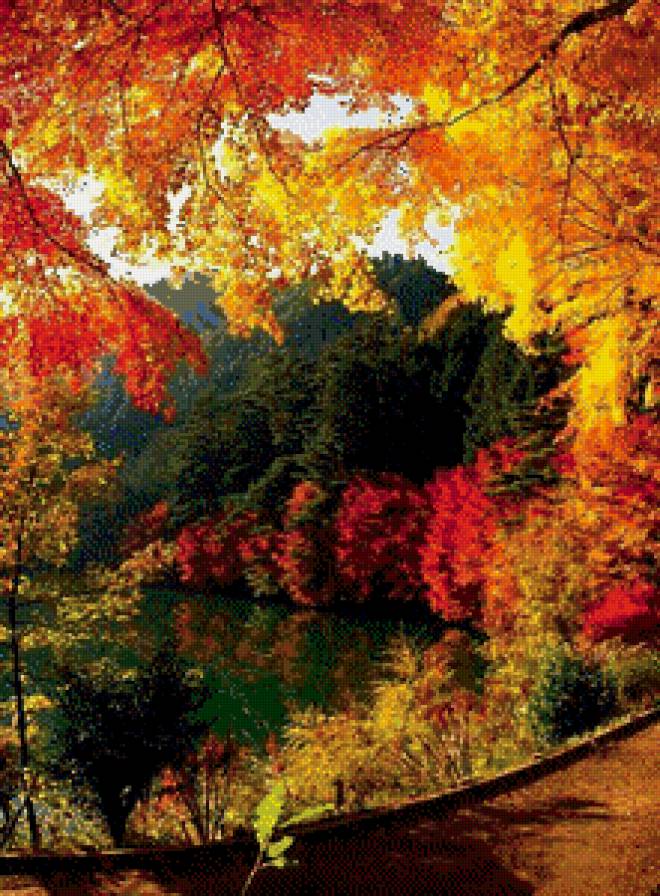 осень - осень река природа - предпросмотр