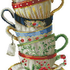 Оригинал схемы вышивки «чашки» (№996804)