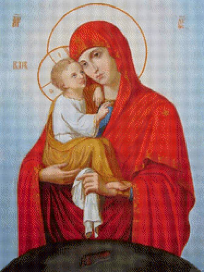 Икона Почаевской Божьей Матери - икона почаевской божьей матери - предпросмотр