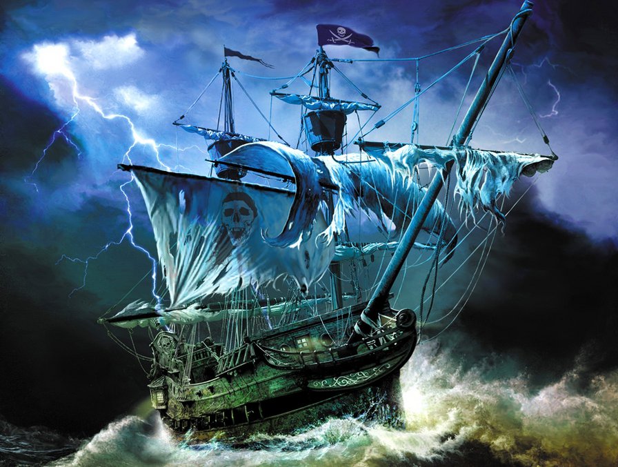 Pirate ship - корабль - оригинал