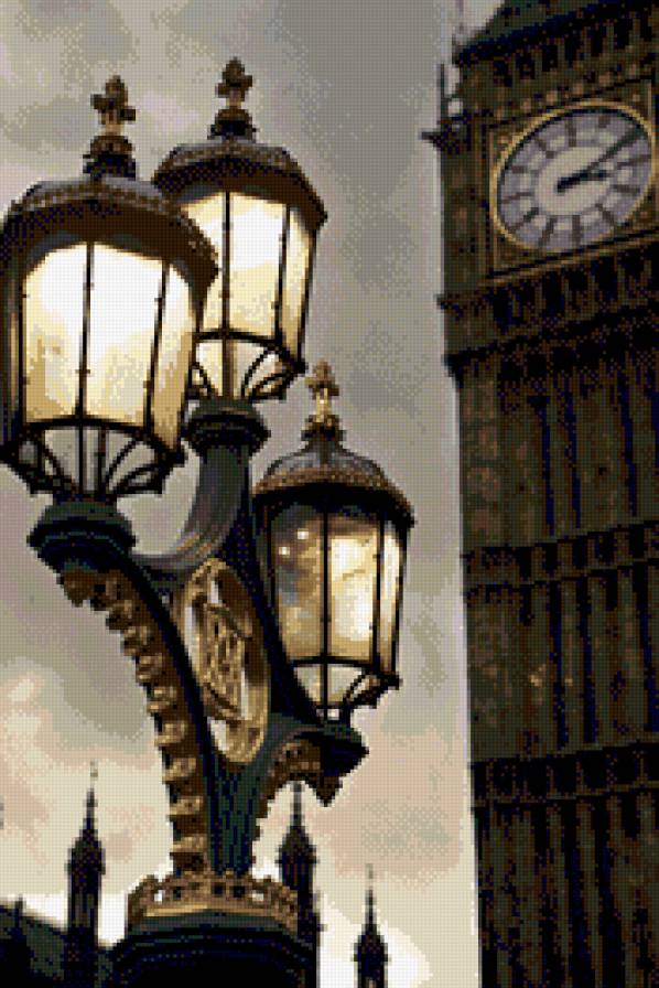 Лондон-фонари1 - фонари, город - предпросмотр