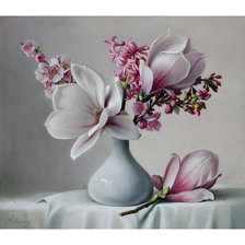 Оригинал схемы вышивки «Magnolia(Pieter Wagemans)» (№1000201)