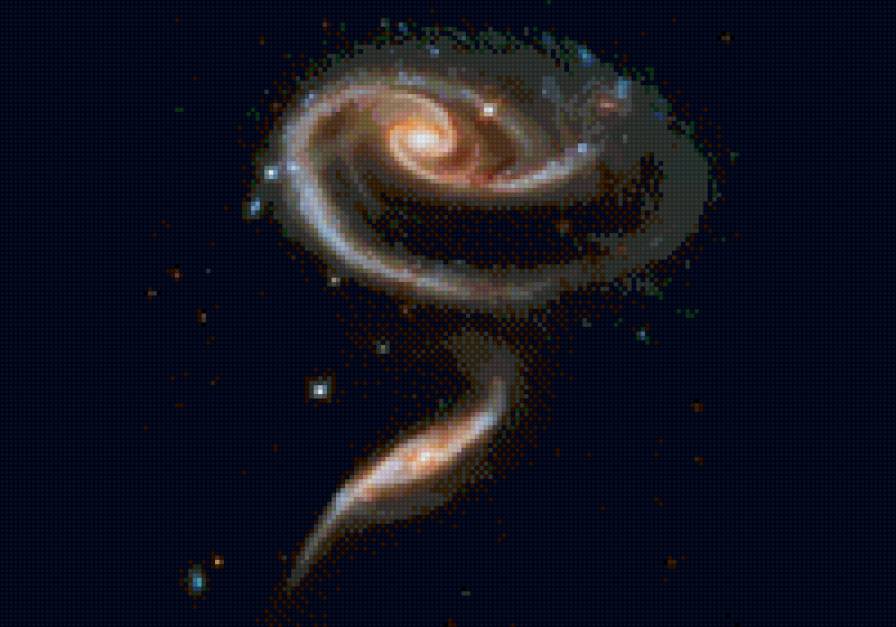 Космос. Галактика-Роза PGC 6240 - галактика, pgc 6240, звезды, космос - предпросмотр