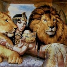 Клеопатра и львы