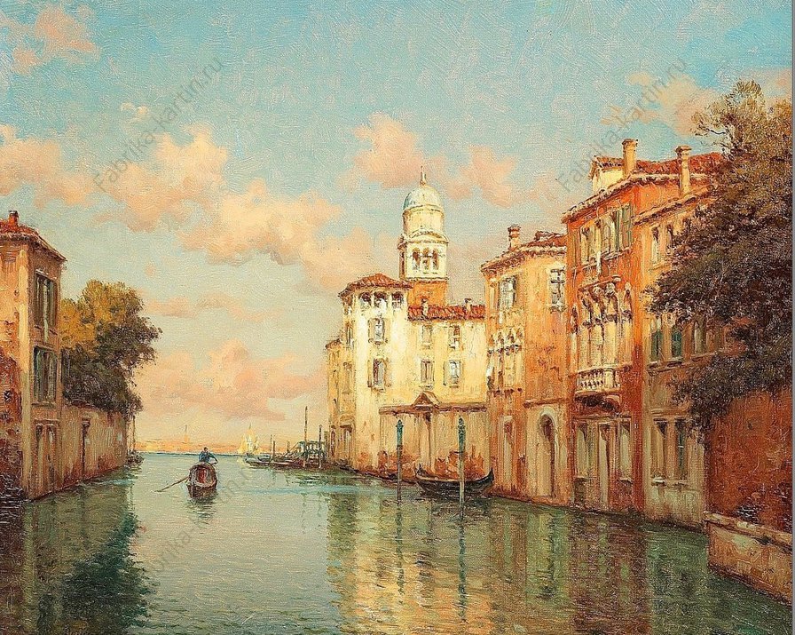 канал в Венеции - картина, пейзаж - оригинал