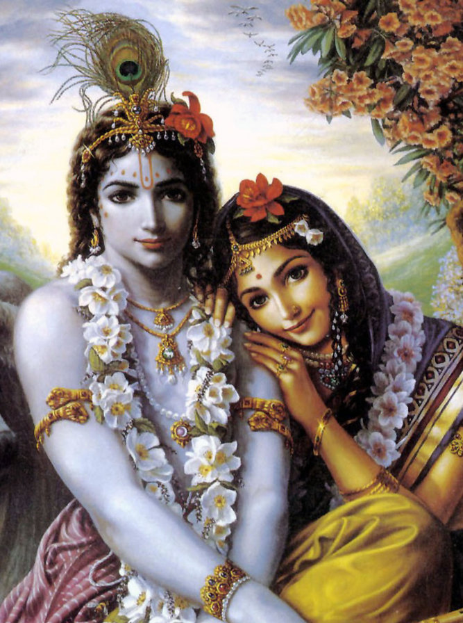 Радха и Кришна - религия, боги, кришна, индия - оригинал