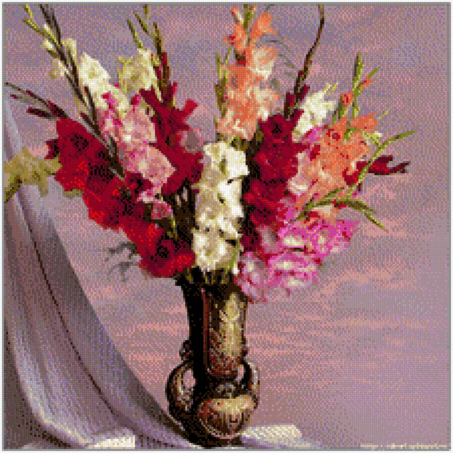 гладиолусы - цветы - предпросмотр