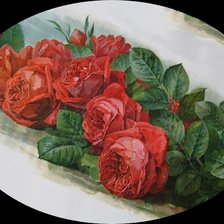 Оригинал схемы вышивки «розы» (№1017496)