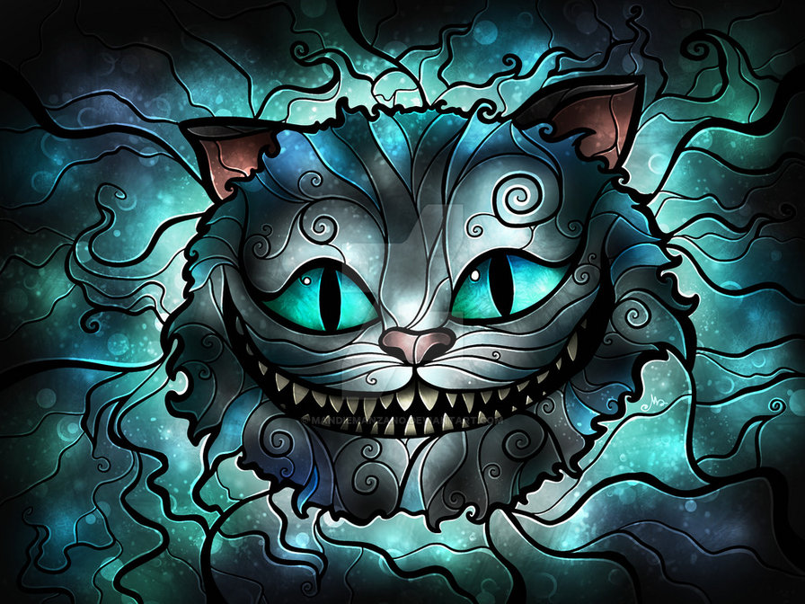 Cheshire gato de Alicia - оригинал