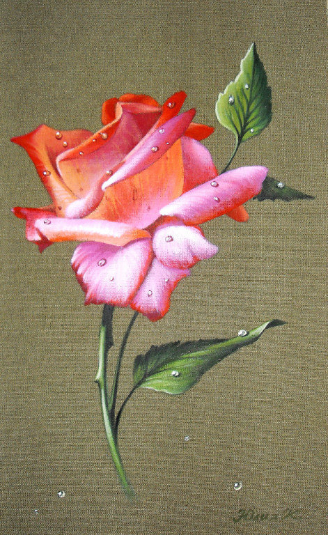 Роза Юлии Кудряшовой - цветы, роза - оригинал
