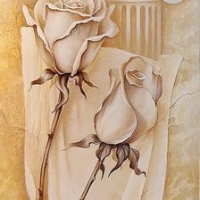 Схема вышивки «Розы Юлии Кудряшовой»