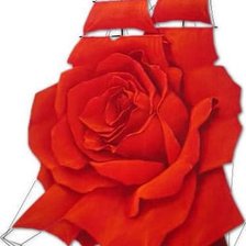 Оригинал схемы вышивки «роза-парус» (№1026571)
