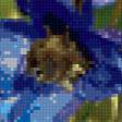 Предпросмотр схемы вышивки «Небесный цветок» (№1028345)