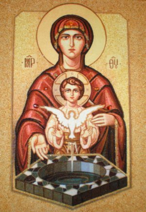 Дева Мария с младенцем - младенец, мария, дева мария - оригинал