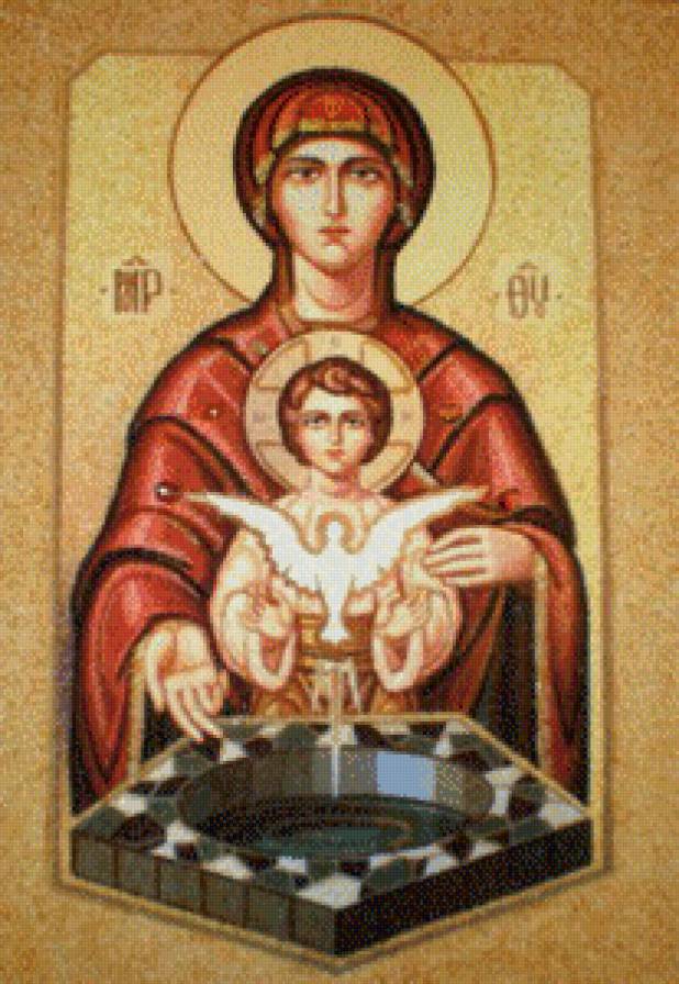 Дева Мария с младенцем - дева мария, младенец, мария - предпросмотр