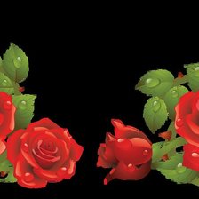 Оригинал схемы вышивки «розы» (№1029376)