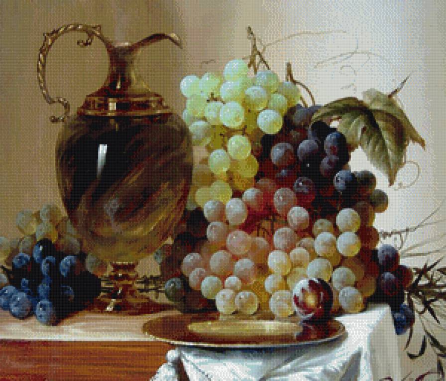 виноград - натюрморт, виноград - предпросмотр