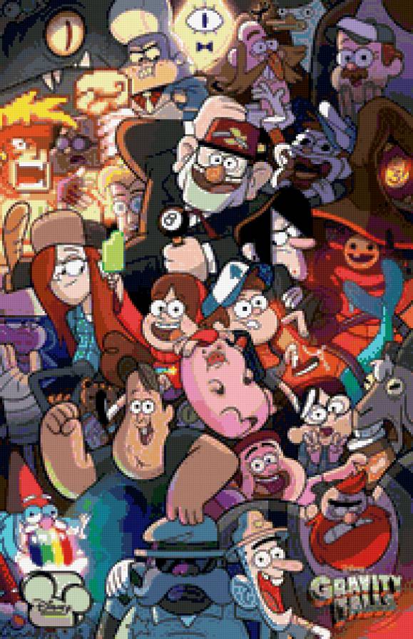 Gravity Falls Characters - предпросмотр