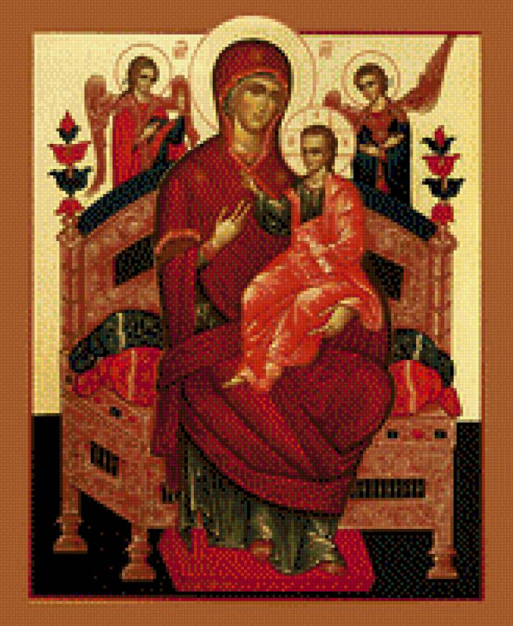 Икона Божией Матери«Всецарица» («Панта́насса») - икона божией матери - предпросмотр