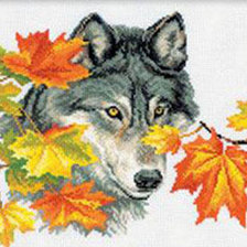 Оригинал схемы вышивки «волк» (№1032990)