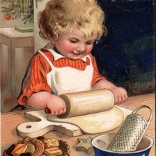 Оригинал схемы вышивки «открытки СССР дети» (№1034229)