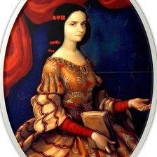 Оригинал схемы вышивки «Doña Juana de Asvaje» (№1039950)