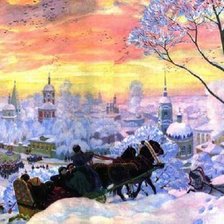 Оригинал схемы вышивки «Россия . зима» (№1042105)