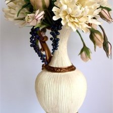 Схема вышивки «ваза с букетом»