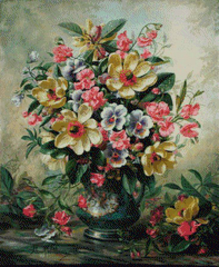 Альберт Вильямс 2 - красота, картина, цветы, натюрморт, живопись - предпросмотр