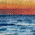 Предпросмотр схемы вышивки «Закат на море» (№1049371)
